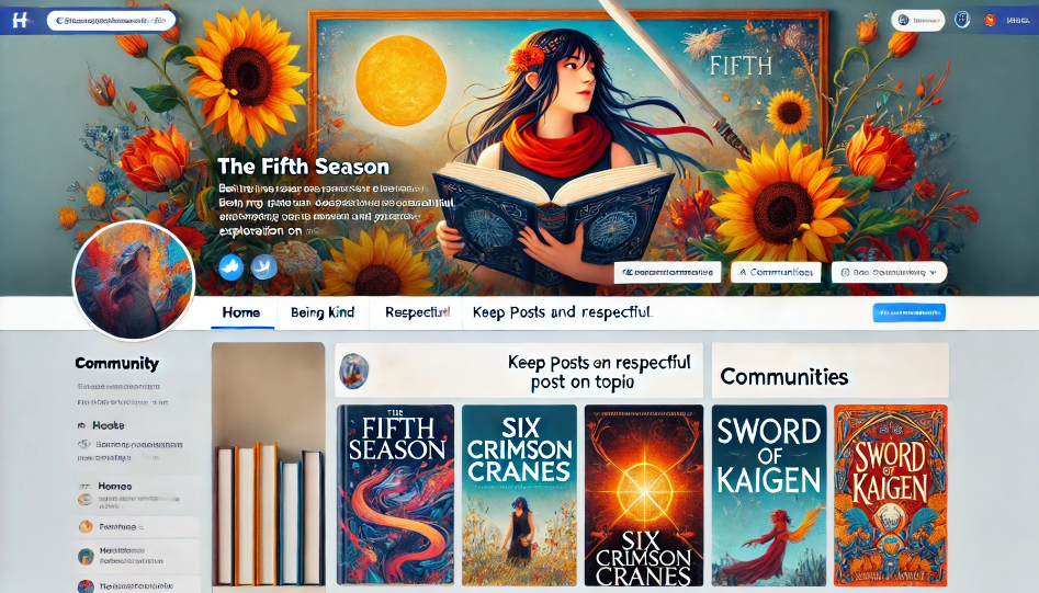 Maximize Your Book's Reach: Why Authors Should Join the 'Book Promotion on X' Community on X.com for Unparalleled Global Exposure and Engagement Book promotion community page with colorful book covers and sunflowers. Rules: be kind, stay on topic, explore and share. Sidebar: Home, Explore, Notifications, Messages, Communities.